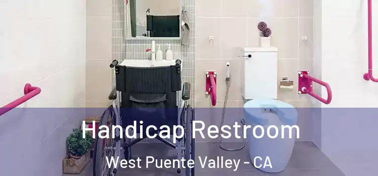 Handicap Restroom West Puente Valley - CA